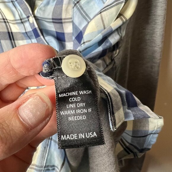 Betabrand checkered button up top women’s size XL - Picture 5 of 8